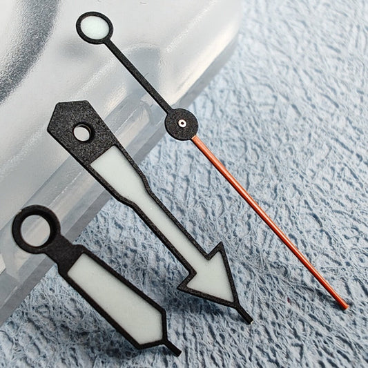 C3 BGW-9 blue lume vintage watch hands for NH34 NH35 series, ideal for repair projects