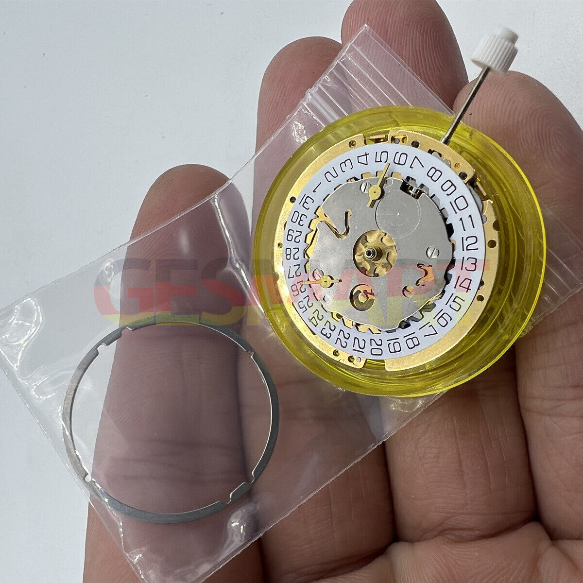 ISA 8161 Golden Watch Quartz Movement Swiss Made Movement 3 Hands Watch Part