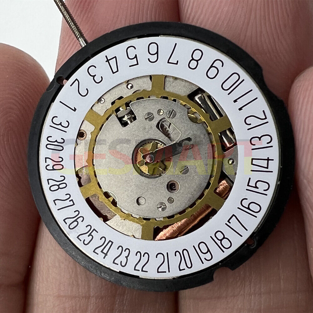 Mouvement de montre à quartz Ronda 714, date à 3/6, pièces suisses, 2 aiguilles de rechange
