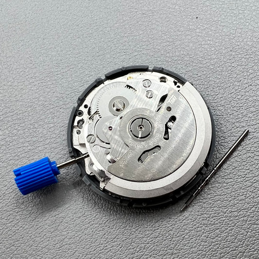 Black Blue Lume watch accessory showcasing Miyota NH36A automatic movement with 3.0 crown position.