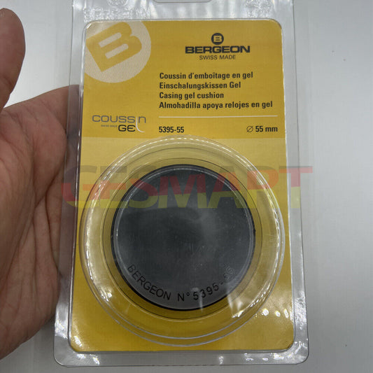 Bergeon 5395-55 55mm casing cushion for watchmakers, Swiss-made precision tool for watch repairs.