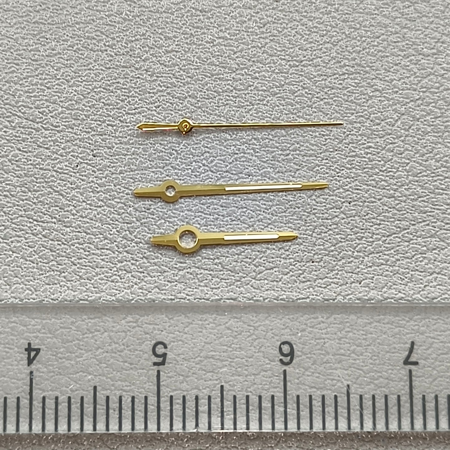 Golden Trim Watch Hands with Green Luminous for ETA 2892 2846 2836 2824