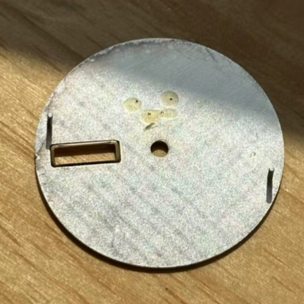 Golden Typical 28.5mm Modified Double Calendar Watch Dial for NH35 NH36 Movement