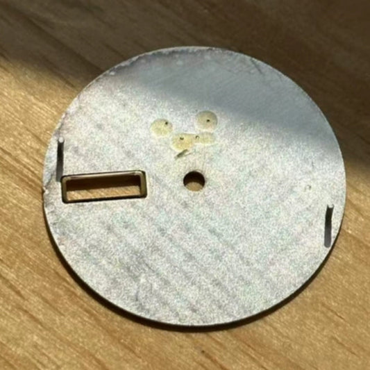 Golden Typical 28.5mm double calendar watch dial, compatible with NH35 NH36 movement, sleek design by Golden Typical.