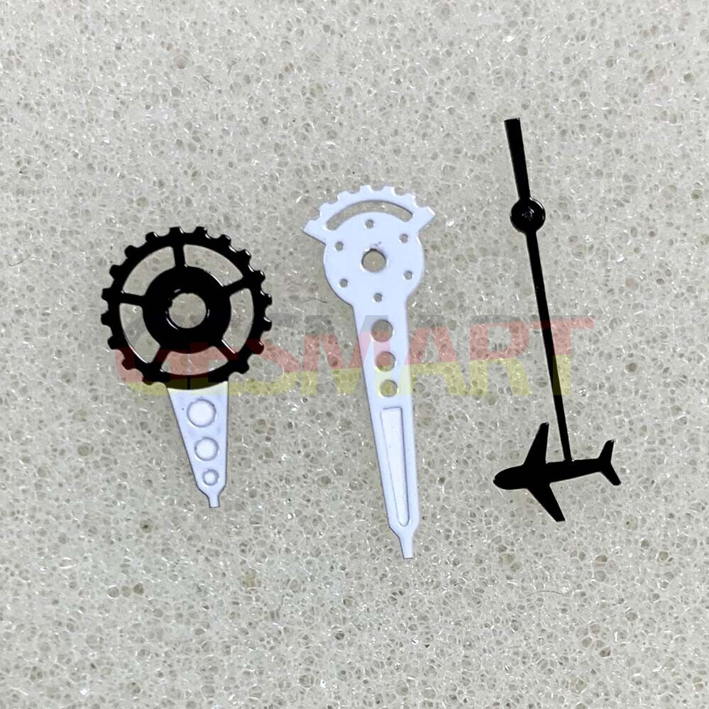 Plane Small Second green luminous watch hands for NH35/NH36/4R/7S movements enhancing visibility and precision.