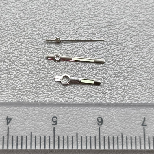 2 Sets/Pack Silver Luminous Watch Hands Generic Fit for 7009 Movement