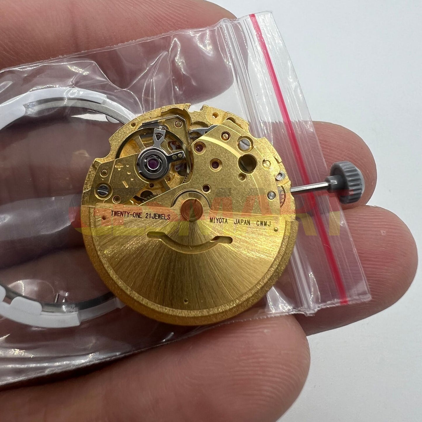 Véritable mouvement mécanique automatique Miyota Citizen 8200 8215 Day Date doré