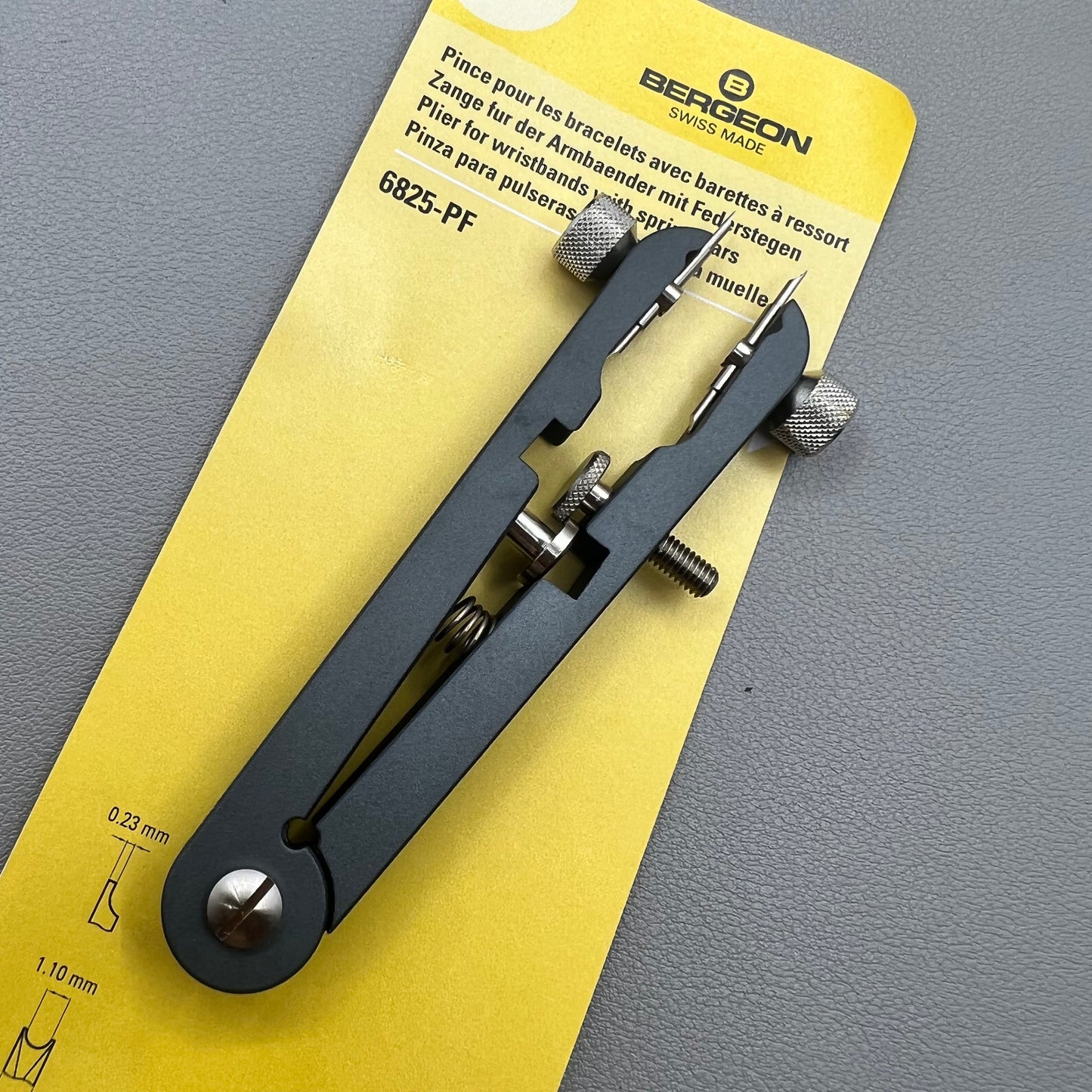Pince Bergeon 6825-PF suisse pour barrettes de bracelet, outil de retrait