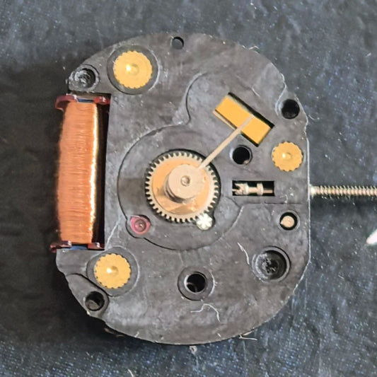 Orient H2501 quartz movement watch part for disassembly, 3 hands, Japan made, precise repair accessory