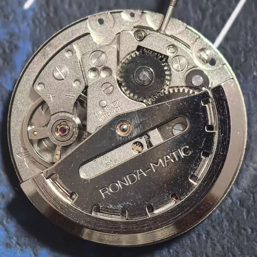 ETA CAL1219 Watch Mechanical Movement Black Disk 3 Hands Double Calendar