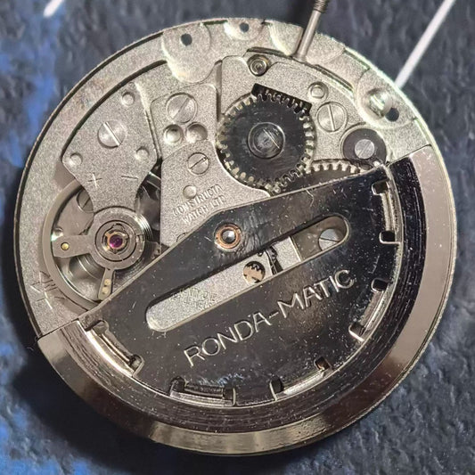 ETA CAL1219 Watch Mechanical Movement Black Disk 3 Hands Double Calendar