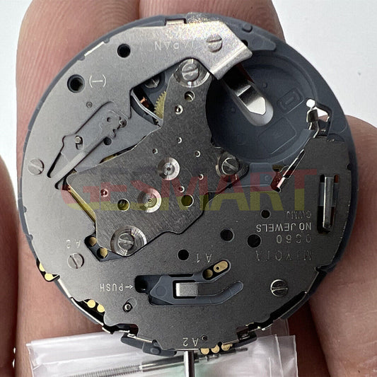 Japan-made MIYOTA OS60 quartz watch movement for precise repair and reliable timekeeping.