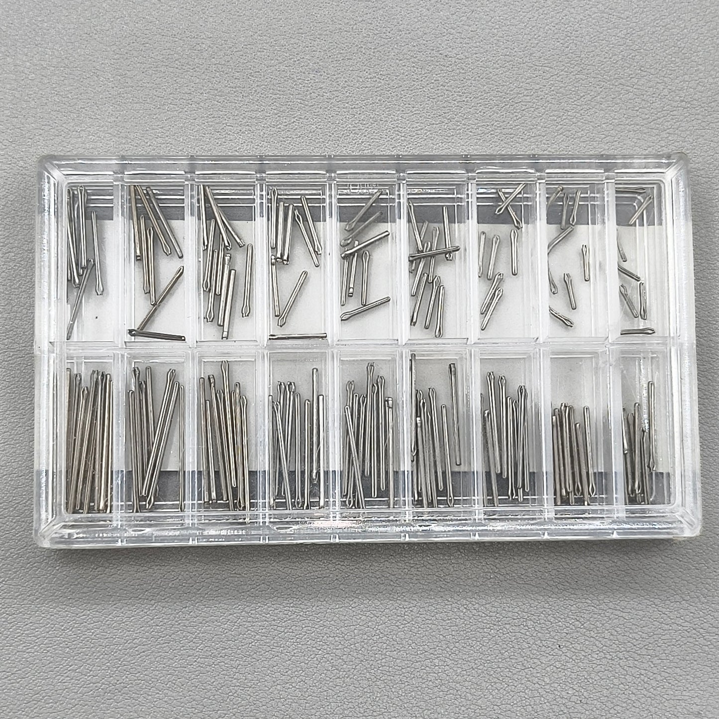 360 Pieces/Box Watch Band Split Pins Stainless Steel With Double Flange Connector