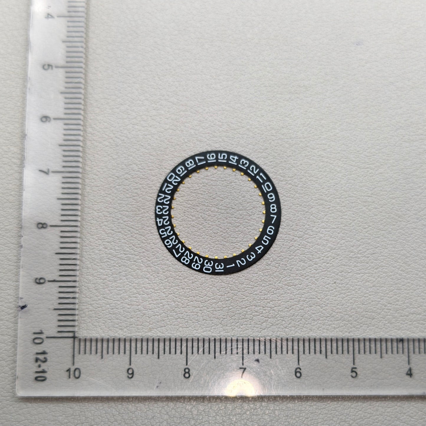 Black Date Disk Wheel Date Wheel Date@3 for ETA 2824-2 2892 Mechanical Movement