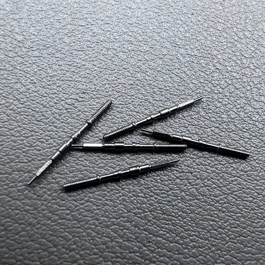 Set of 5 watch winding stems compatible with 7S26 automatic movement for mechanical watches.