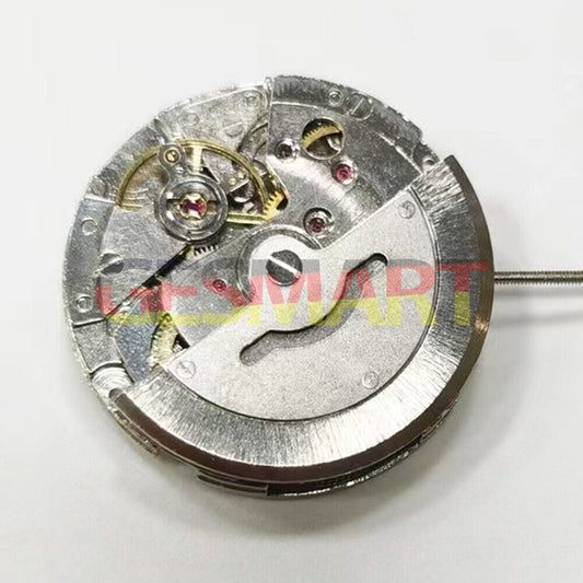 China Made 2813 automatic mechanical watch movement with 3 hands and moon phase at 6 o'clock, ideal for watch accessories.