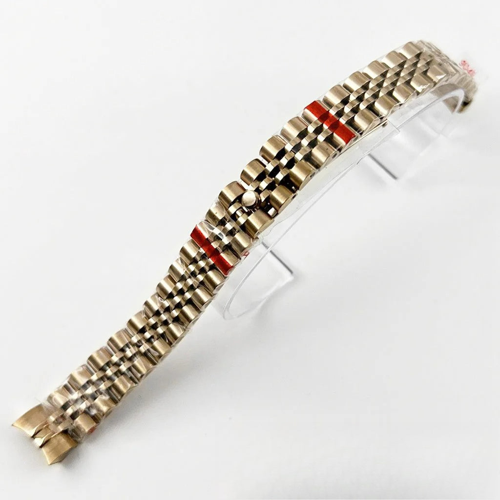 31MM Round Bezel Sapphire Glass Jubilee bracelet Watch Case Ladies Fit NH05 NH06
