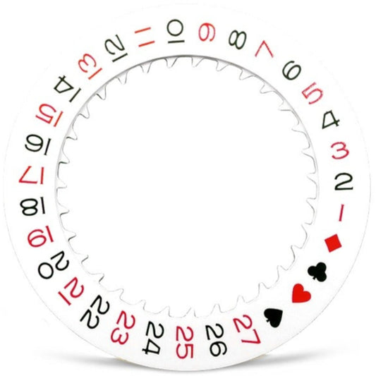 Red odd date disk wheel for NH35 NH36 watch movement, precise replacement part for smooth date change.