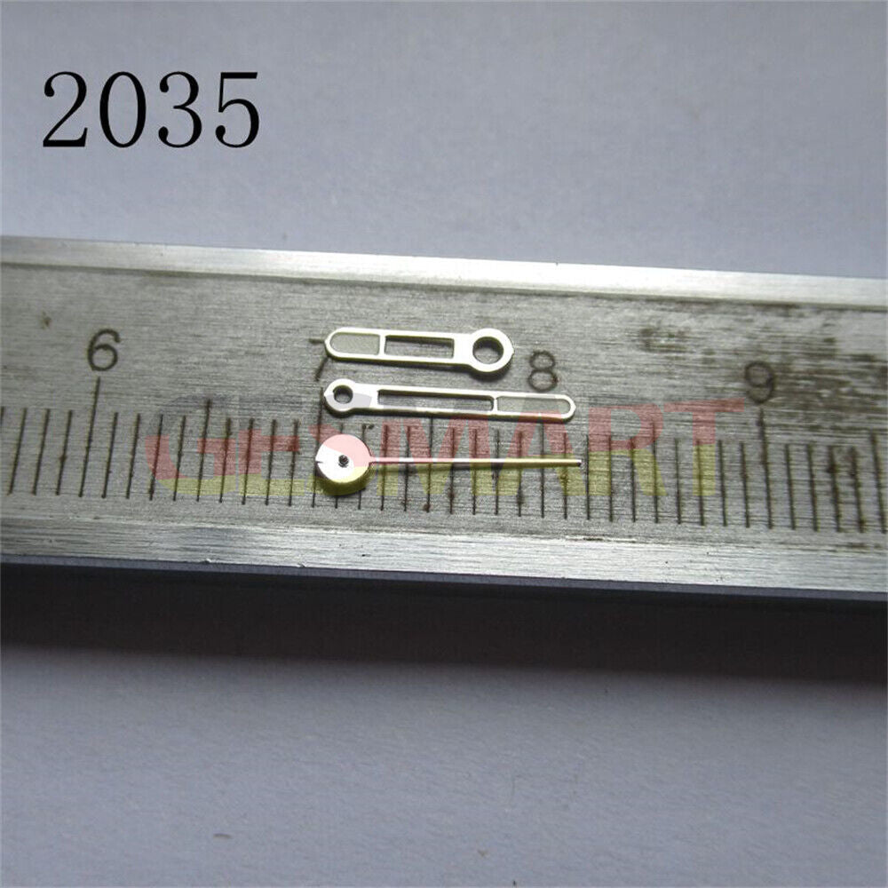 Aiguilles de montre creuses à tête ronde et lumineuses vertes pour Miyota 2035, 2115, 2105 et 2305