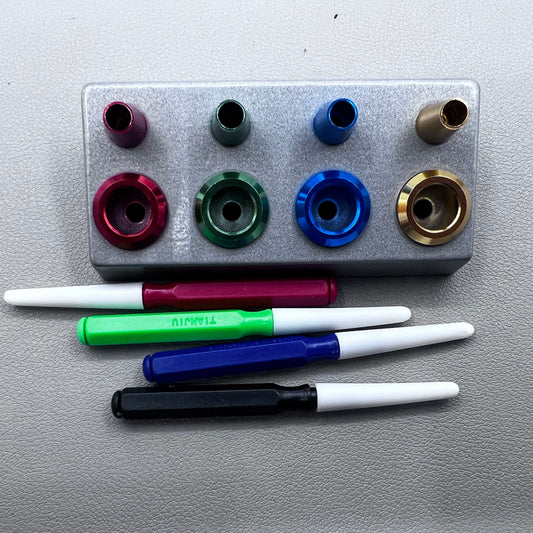 Portable Watch Oiler Kit 4 Oil Cup 4 Oil Pen Movement Oiling Pen