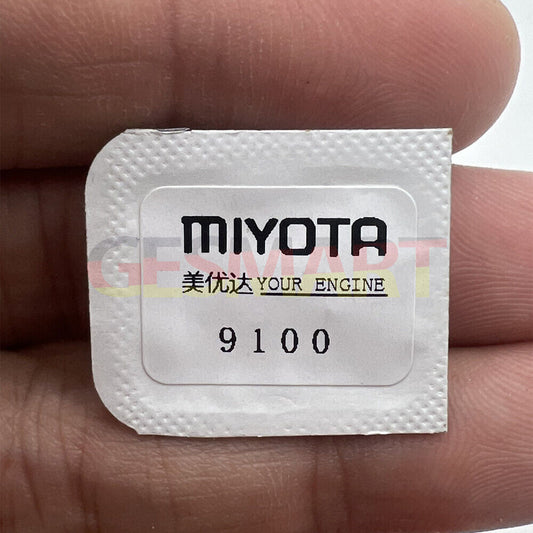 Barrel with complete mainspring for Miyota 9100 watch movement, durable spare part.