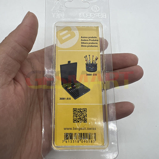 Bergeon 30081-250 ergonomic screwdriver �2.50 mm for precise watch accessory repairs.