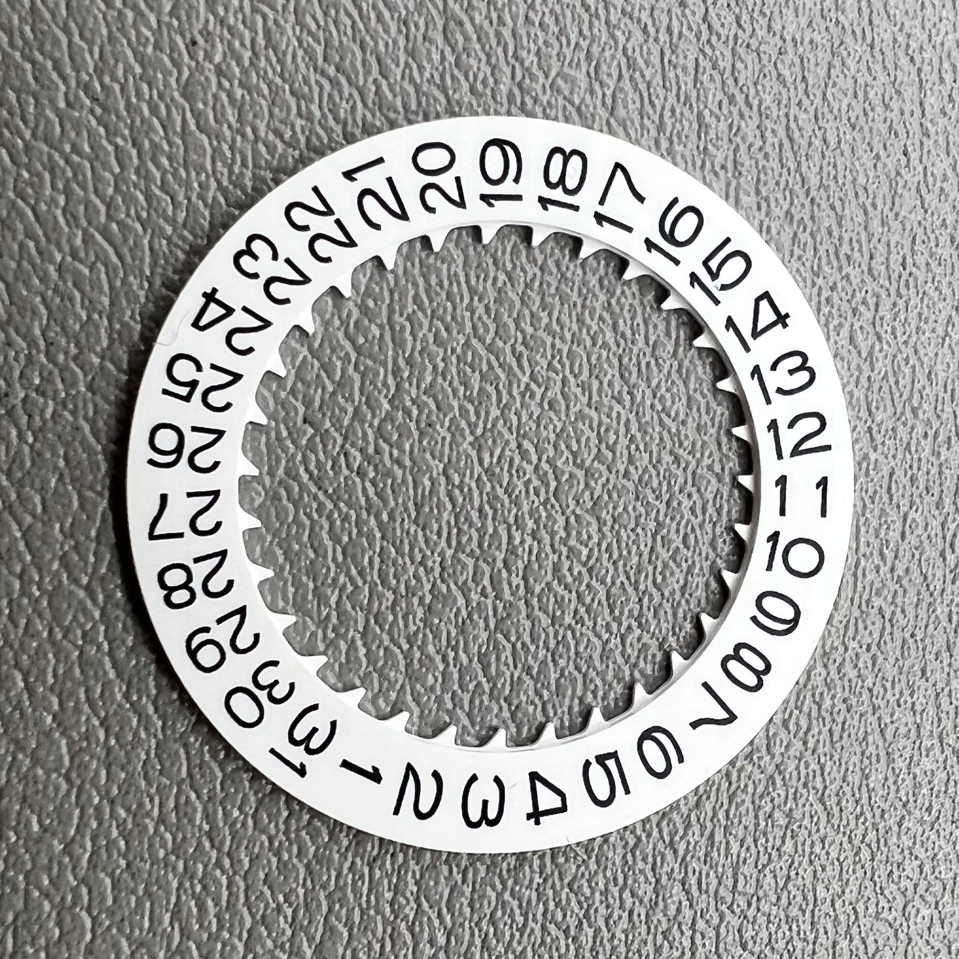 White date disc wheel for NH35 NH36 Date@3 watch movement, compatible with 2-piece set, brand quality.