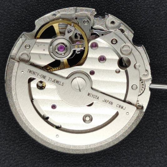 Japan Made Miyota 82S5 Mechanical Movement Silver 21 Jewels 82S5 Self-winding