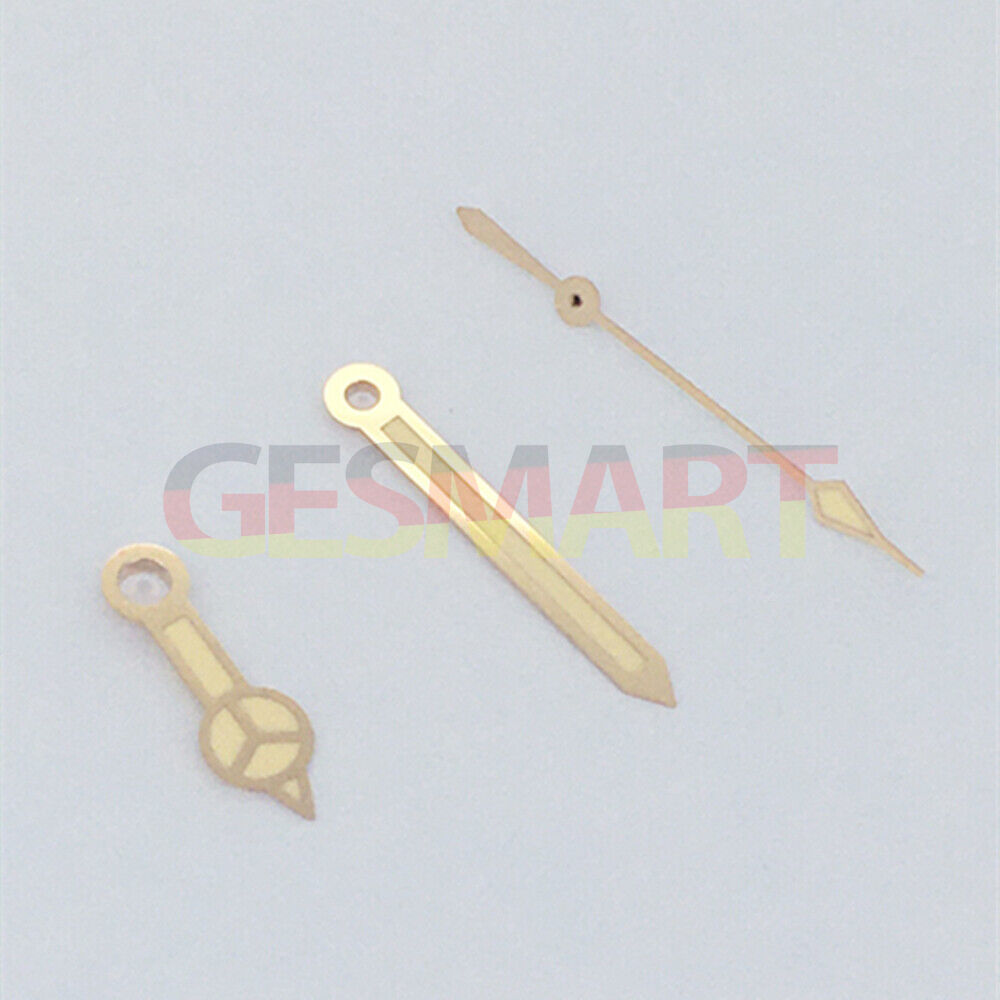 13,5 x 13 x 8,75 mm Roségoldener Rand, gelbe Leuchtzeiger für asiatische 8215/2813/8205