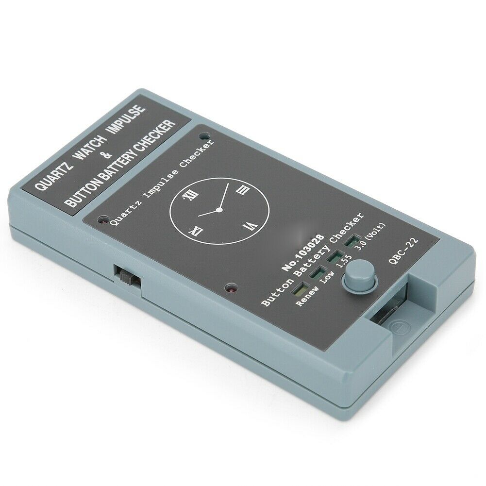 QBC-22 quartz watch tester with button battery, precise tool for watch repair accessories by QBC.