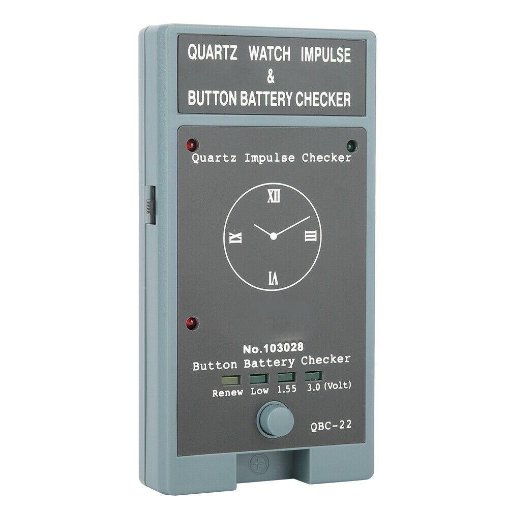 QBC-22 quartz watch and button battery tester by QBC, precise repair accessory for watch maintenance.