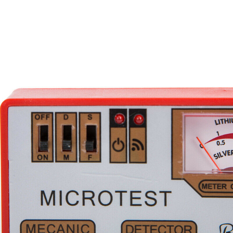 QD-10 Quartz tester, compact watch tool for demagnetization and battery testing.