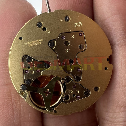 Ronda 5050B Swiss Quartz watch movement, precise and reliable for accessories.