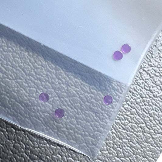 Set of 5 plate cap jewels for ETA 2836 2834 2824 C07.111 watch movements, generic brand.