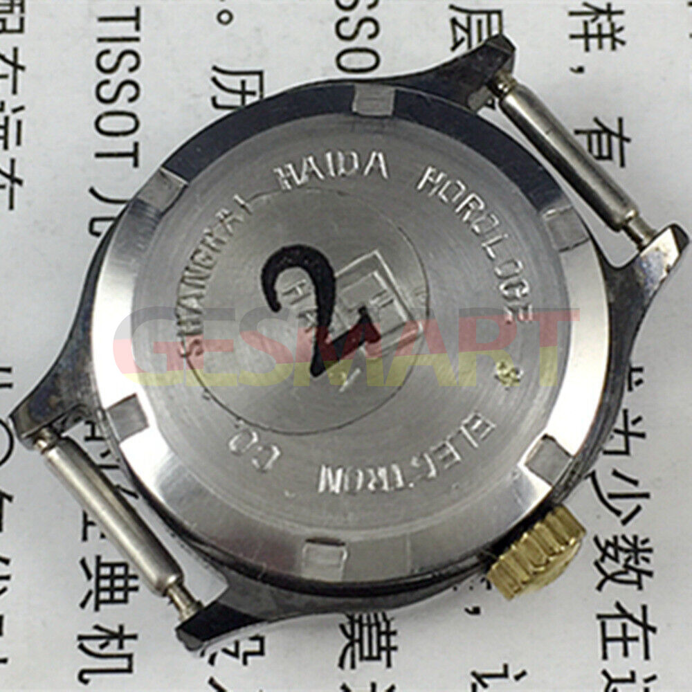 HAIDA ladies manual mechanical watch with 17 jewels, square case, and imitation diamonds for elegant style.
