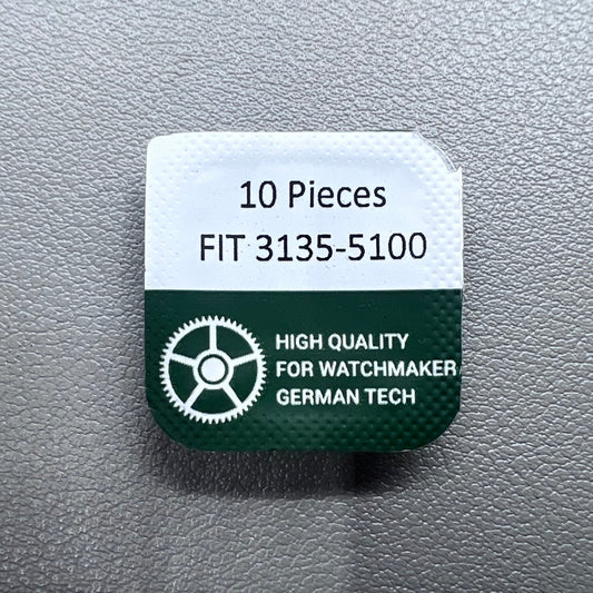 10 PIECES/Pack Replacement Screws For Case for RLX 3135 Automatic Movement