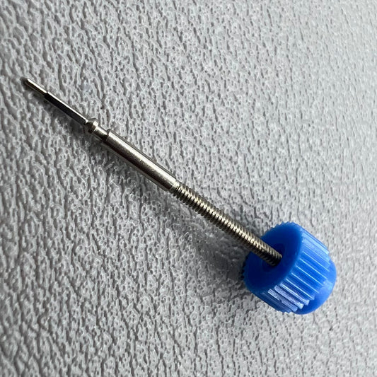 Swiss Watch Stem set of 5 for ETA F06.111 movement, precision replacement parts by Swiss brand.