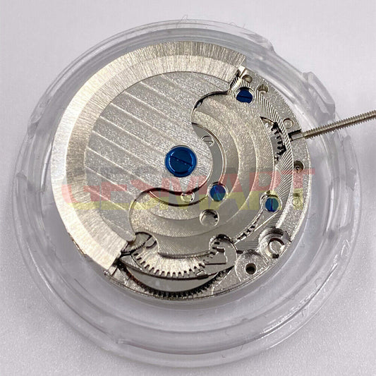 Bare Balance Wheel with Star Phase at 3 o'clock on Lady Automatic Mechanical Watch Movement by Bare Balance.