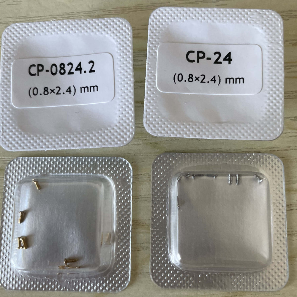 Vis de boîtier arrière en acier inoxydable 0,8 x 2,4 mm pour montre de luxe suisse Chopard. Pièce de réparation