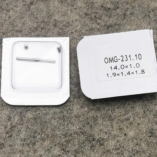 Omega 231.10 watch spring bar with steel screws for secure band repair and replacement