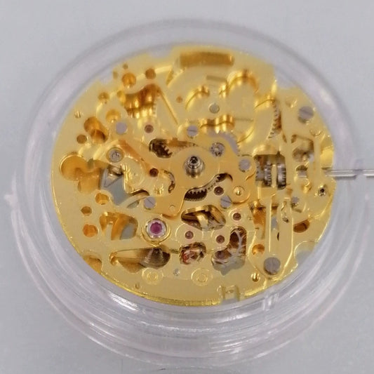 Japan Made Golden Miyota 8N24 automatic watch part for precise mechanical movement in watch accessories.