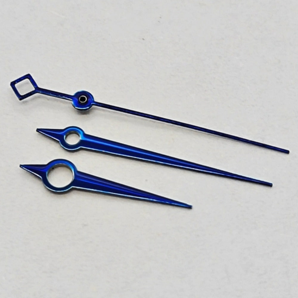 8mmx12mmx12.5mm Blue Trim Watch Hands Set for ETA2824 2836 PT5000