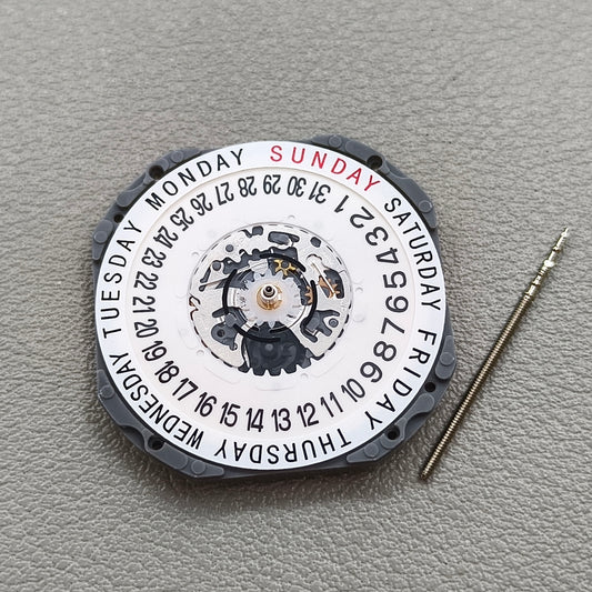 Japan Hattori Epson VJ55 VJ55B Watch Quartz Movement Date@6 3 Hands