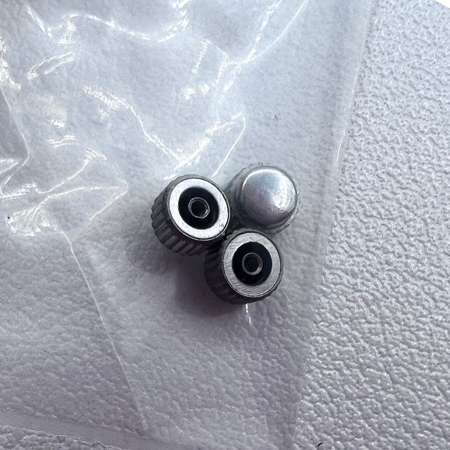 3 PIECES Replacement Parts Watch Crown Compatible with Movement 8200