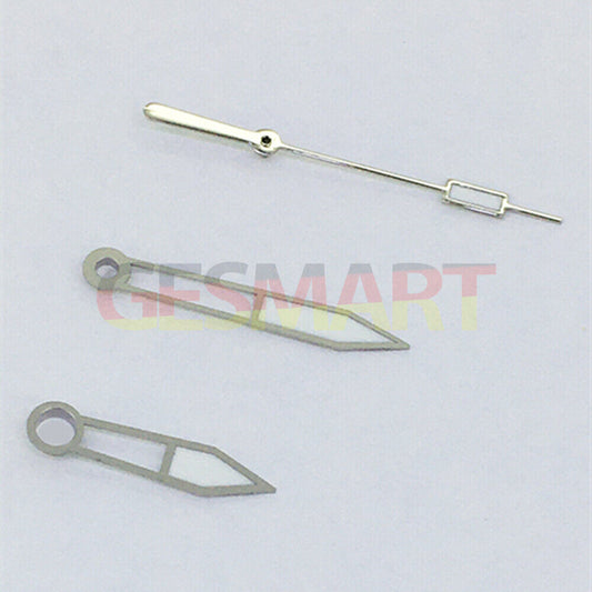 Silver Second Hand with Green Lume and Silver Trim for ETA2836/2846/2824/2846