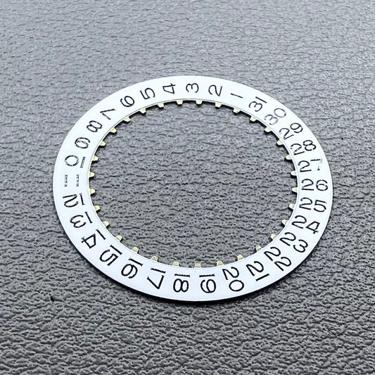 White Date Disk Wheel Generic for ETA 2824 Movement Date@3
