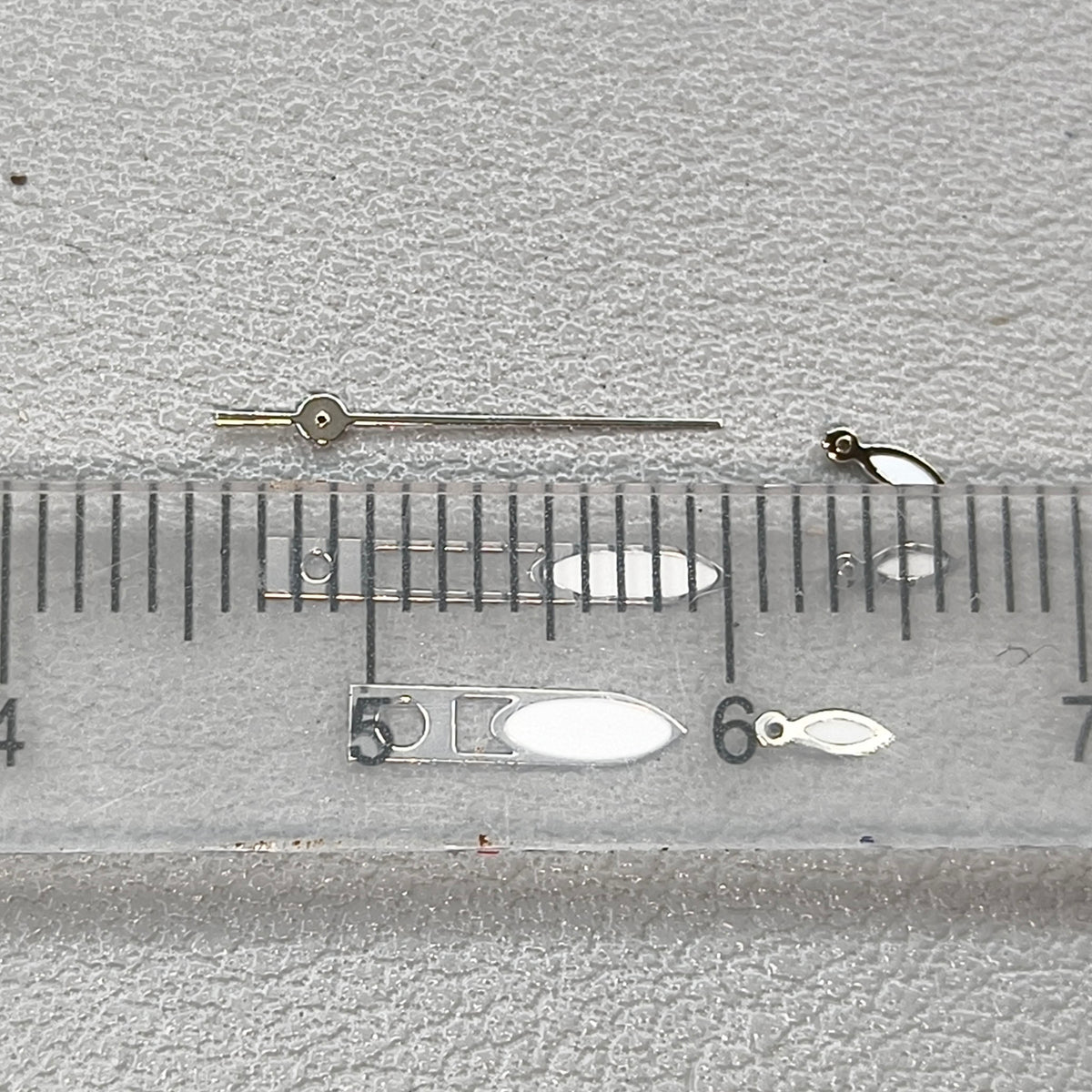 13mm Hollow Silver Trim Watch Hands for OS10 OS60 OS80 Movement Watch Part