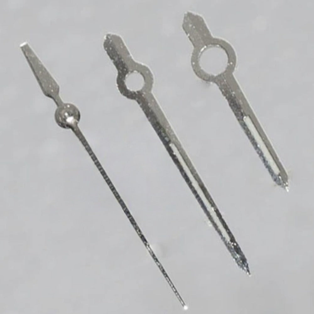 11 x 15 x 16,6 mm, silberfarbene, grün leuchtende Uhrzeiger für Japan 8200 8205