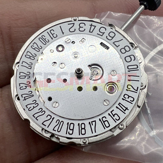 Miyota Citizen 9015 Japan automatic mechanical watch movement with date at 3 o'clock position