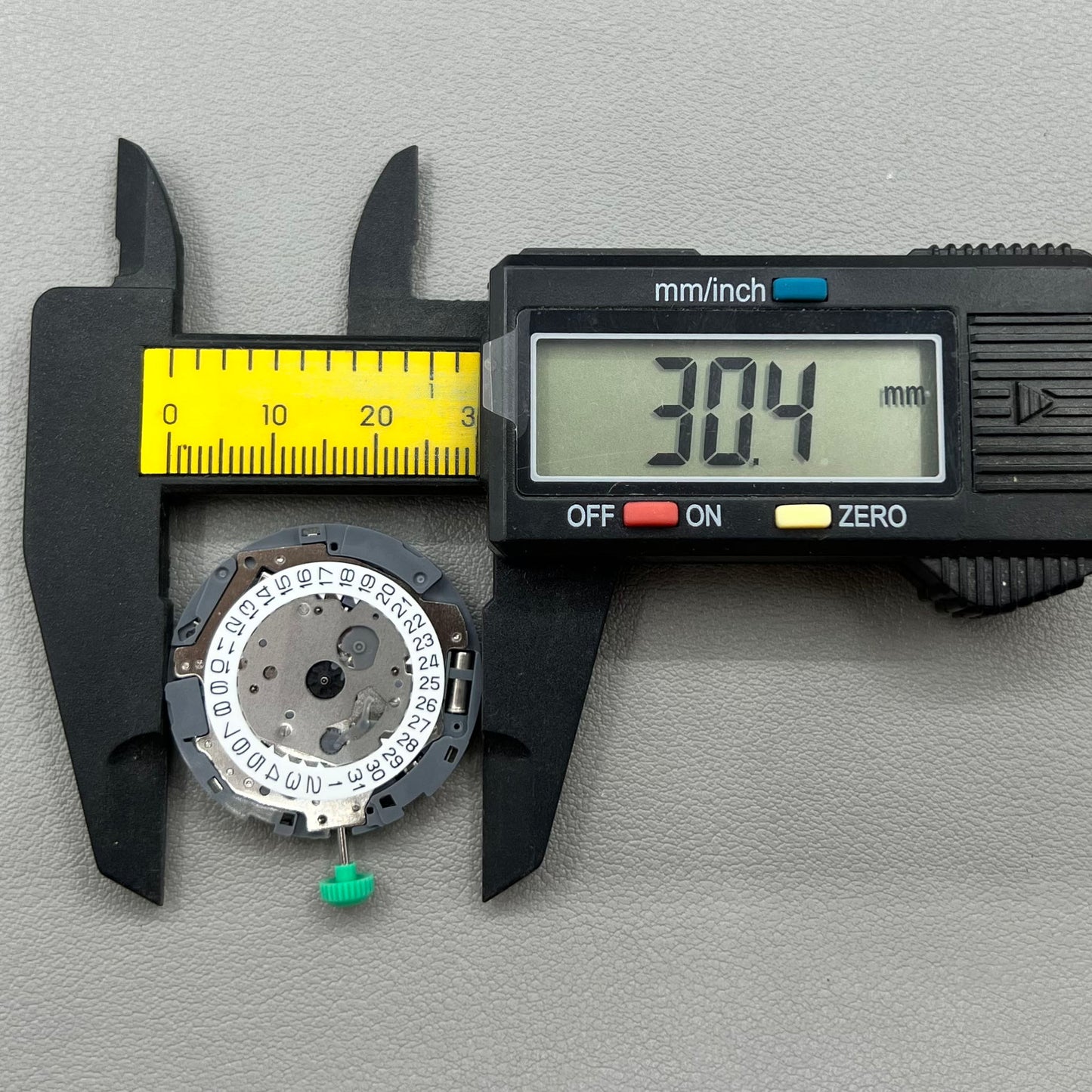 Miyota OS62 quartz watch movement with small second hand at 6, 9, and 12 o?clock positions by Miyota